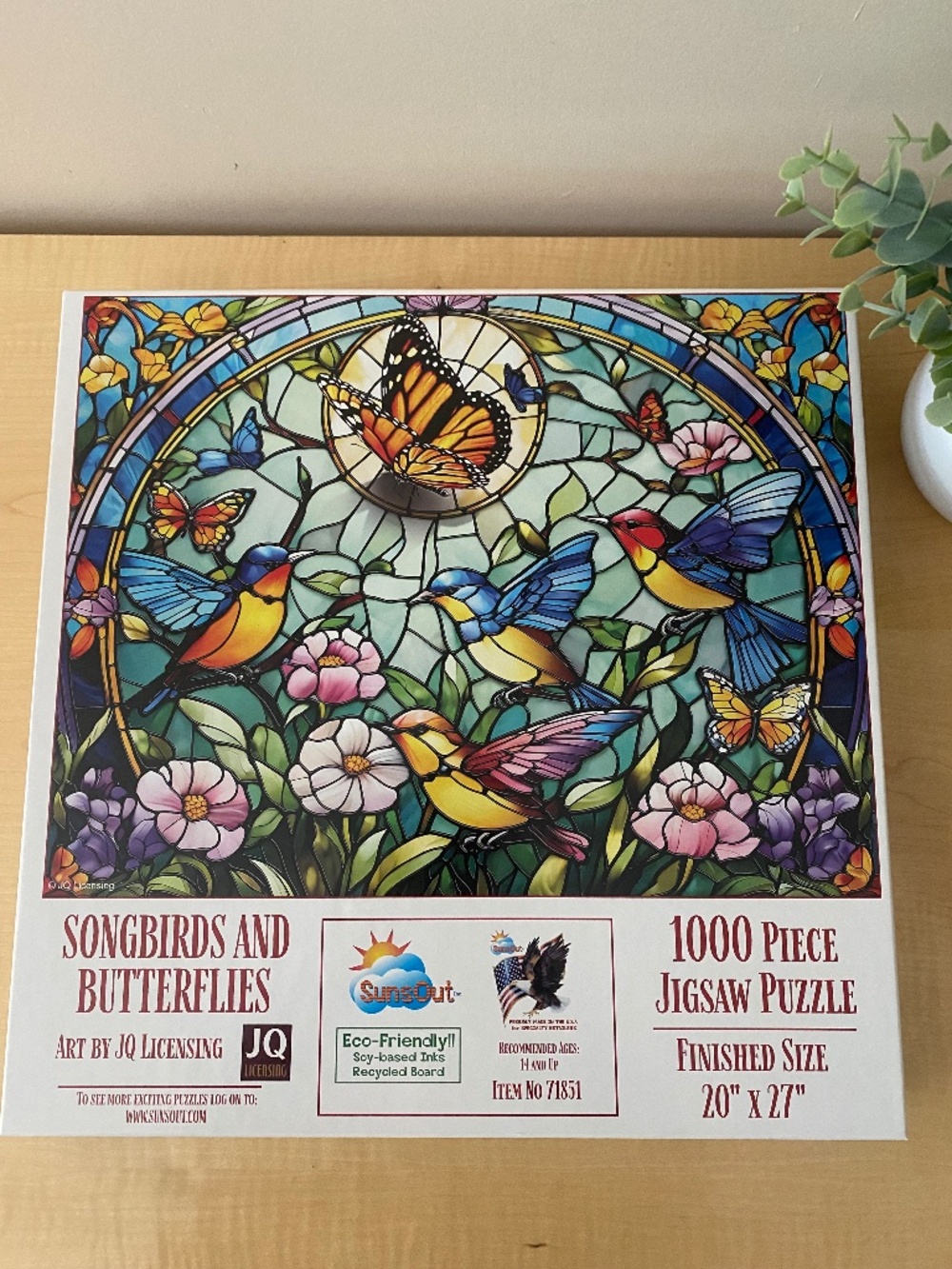 SONGBIRDS AND BUTTERFLIES PUZZLE - 1000 PIECES